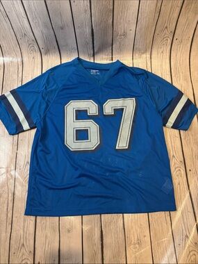 Urban outfittersStandard Cloth Blue Mesh Athletic Football Jersey size small